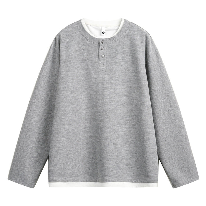 Henrys Mens Loose-fitting Long-sleeve Undershirt