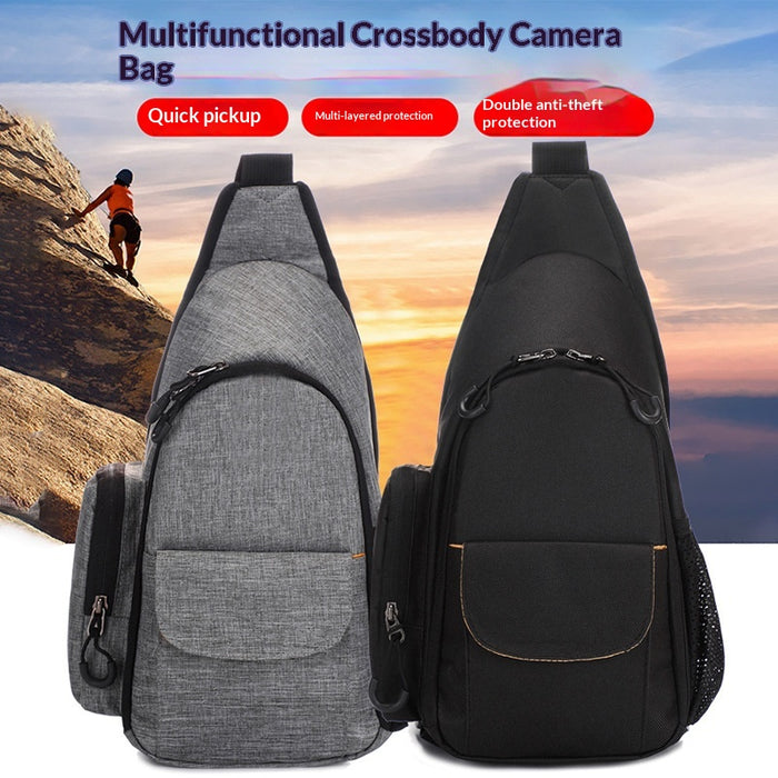 Portable Solid-color Cotton Camera Bag For DSLR Photography