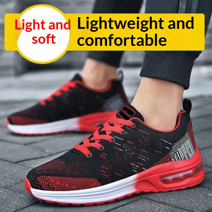 Mens Lace-up Shock-absorbing Non-slip And Wear-resistant Sneakers