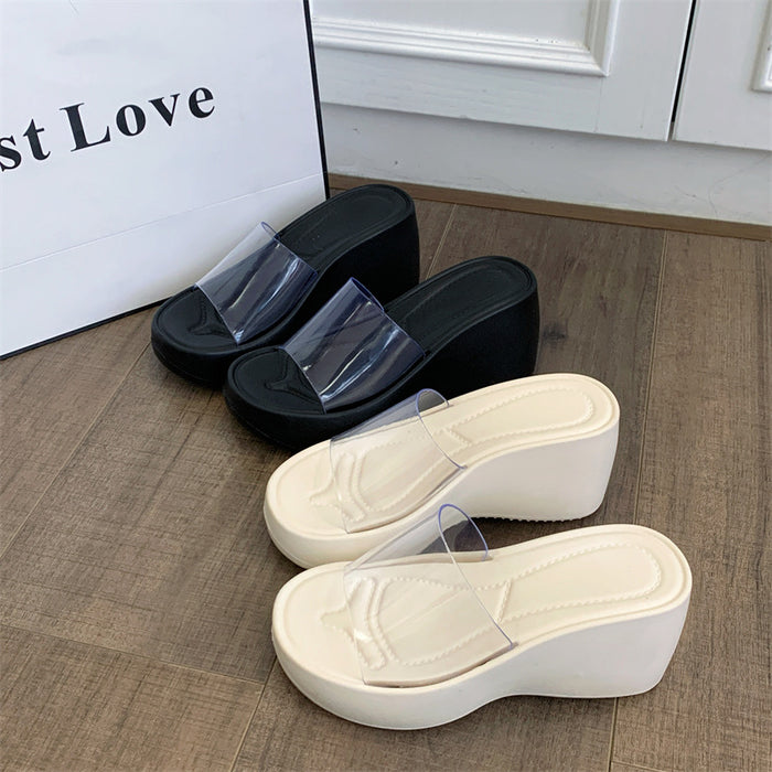 Womens Open-toe Platform High-heeled Sandals