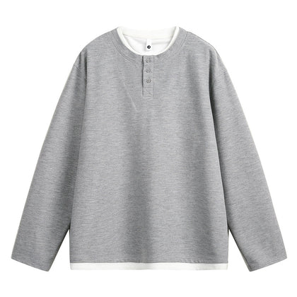 Henrys Mens Loose-fitting Long-sleeve Undershirt