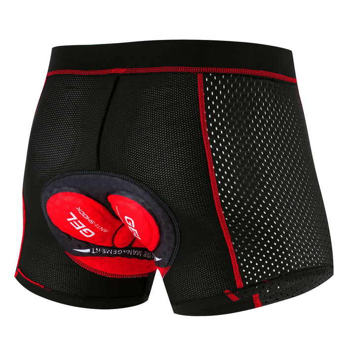 Printed Thickened Silicone Gel Cycling Bib Shorts