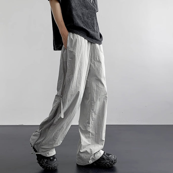 Quick-drying Waterproof Paratrooper Pants Loose-fitting Straight-leg Casual Trousers