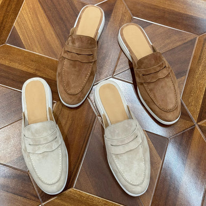 Mens Loafers Fashionable British Style White Sole